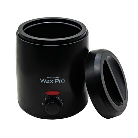 ワックス脱毛 スタイリッシュ ワックスウォーマー Wax Pro200 ブラック ブラジリアンワックスウォーマー ハードワックス セルフ脱毛 ウォーマー缶が不要！コーティング加工済み おしゃれ 理美容室・各サロンでも活躍