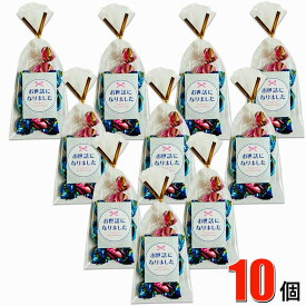 メッセージ入りプチギフト ティラミスチョコアソート 4粒入り 10個セット（ばらまき 挨拶 ほんの気持ち ありがとう お世話になりました お菓子 おもしろ かわいい 配る 大量）