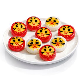 ありがたや 開運吉祥 紅白だるま飴 100粒入り 受験 応援 合格 祈願 必勝 年賀 新春 縁起 お菓子