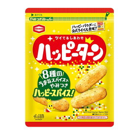 亀田製菓 ハッピーターンスパイス 73g 12コ入り 2023/03/27発売 (4901313210215)