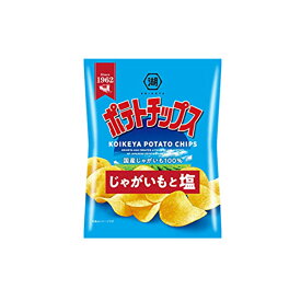 湖池屋 小袋ポテトチップス じゃがいもと塩 27g 24コ入り 2023/04/03発売 (4901335104509)