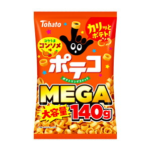 ���n�g MEGA��e�ʃ|�e�R �R���\���� 140g 12�R���� 2026/02/16���� (4901940117185)
