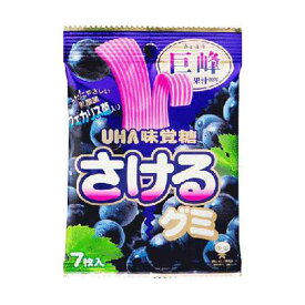 UHA味覚糖 さけるグミ　巨峰 7枚 80コ入り 2023/05/01発売 (4902750642461c)