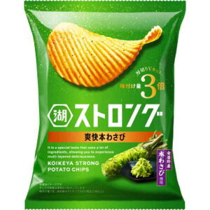 湖池屋 湖池屋ストロング 爽快本わさび 52g 12コ入り 2025/08/18発売 (4514410169890)