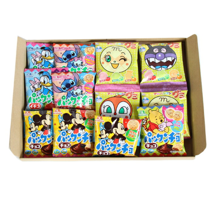 全国送料無料 パックンチョ チョコ アンパンマングミセット 小袋サイズ イチゴ