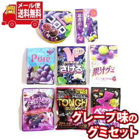 (全国送料無料) お菓子 詰め合わせ グレープのグミ食べ比べ（8種・計8個）セット メール便 (omtmb9284)【送料無料 詰め合わせ おやつ 駄菓子 持ち運び お試し お菓子】