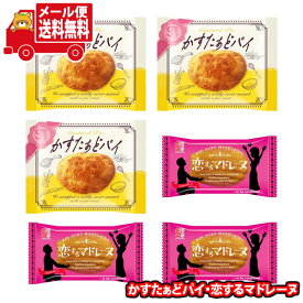 (全国送料無料)お菓子 詰め合わせ 1000円ポッキリ！銀の汐 かすたぁどパイ・恋するマドレーヌ 詰め合わせ【2種・計6コ】 メール便 (omtmb9454)【お菓子 詰め合わせ 個包装 送料無料 ぽっきり ポッキリ】