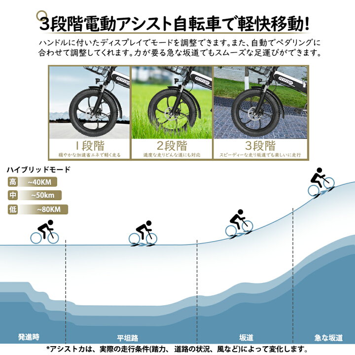 楽天市場】型式認定済 電動自転車 折りたたみ 20インチ おしゃれ 電動 