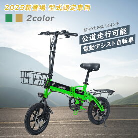 【目玉価格★】電動アシスト自転車 軽量 14インチ 折りたたみ式 Eバイクユニセックス レディース コンパクト マウンテンバイク 型式認定獲得 公道走行可 内蔵式バッテリー取外可 プレゼント 通勤 通学 アウトドア ミニベロ おしゃれ 250Wモーター IP54防水 送料無料 収納便利