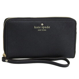 ケイトスペード ニューヨーク 長財布 ラウンドファスナー レディース ブラック アウトレット kate spade new york pwru3900-001