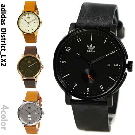 アディダス 腕時計 ユニセックス adidas ディストリクト District_LX2 日付カレンダー レザーベルト 選べる4種類