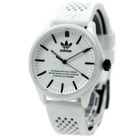 アディダス 腕時計 メンズ ホワイト セラミック シリコンベルト adidas CODE ONE CERAMIC AOSY23030