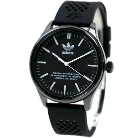 アディダス 腕時計 メンズ ブラック セラミック シリコンベルト adidas CODE ONE CERAMIC AOSY23031