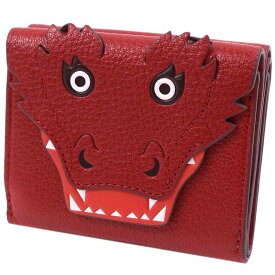 アニヤハインドマーチ 三つ折り財布 ミニ財布 ドラゴン Dragon Mini Tri-Fold Red ANYA HINDMARCH 5050925188098