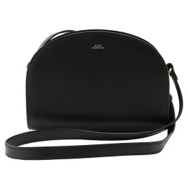 アーペーセー ショルダーバッグ A.P.C. ハーフムーン SAC DEMI LUNE PXAWV-F61048-LZZ-NOIR