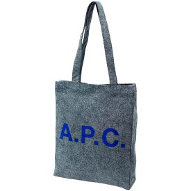 A.P.C. アーペーセー トートバッグ レディース メンズ ブリーチアウト ブルー系 M61442 COTTON BLEACHED OUT COFBX-M61442-AAF COFBX M61442 AAF