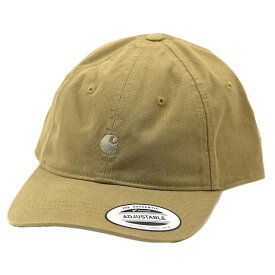 カーハート 帽子 キャップ メンズ レディース ユニセックス ロゴキャップ ベースボールキャップ CARHARTT WIP Madison Logo Cap Leather / Wall I023750