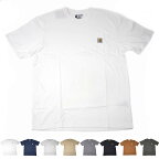 カーハート Tシャツ 半袖 CARHARTT K87 ワークウェア ポケット メンズ レディース トップス カットソー USサイズ ルーズフィット