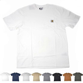 カーハート Tシャツ 半袖 CARHARTT K87 ワークウェア ポケット メンズ レディース トップス カットソー USサイズ ルーズフィット