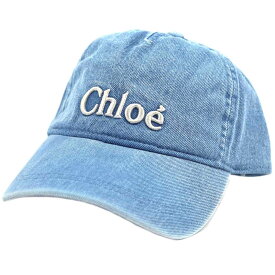 クロエ キッズ 帽子 キャップ ベースボールキャップ レディース ガール DENIM BLUE Chloe Kids C20183-Z10