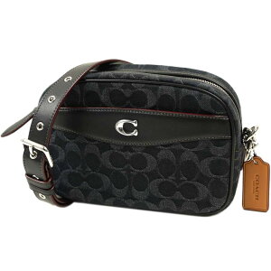 �R�[�` COACH �V�����_�[�o�b�O �J�����o�b�O Signature Denim / Refined Calf Leather �u���b�N �V�O�l�`���[ �f�j�� �J�[�t���U�[ CE744 LHDRJ