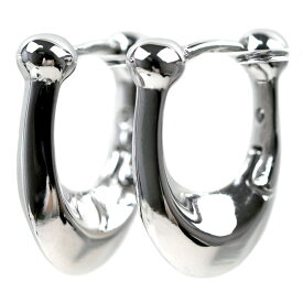 [訳ありアウトレット] コーチ アクセサリー ピアス レディース シルバー カラー COACH C HUGGIE RHODIUM WOMENS EARRING 37351447RHO030 37 351447 RHO030