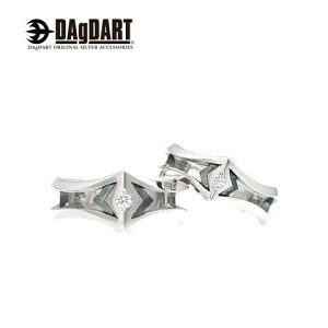 ダグダート DAgDART 刻印・誕生石交換OK!スタイリッシュな透かし彫り! 指輪 ペアリング シルバー DR-254-255 【ペアアクセサリー/シルバー925/クリスマス/プレゼント/ギフト/記念日/誕生日】