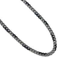 ディーゼル ネックレス チェーンネックレス メンズ ユニセックス アクセサリー シルバー ブラック ステン…