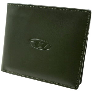 ディーゼル 二つ折り財布 財布 メンズ カーキグリーン ブラック DIESEL X08841 PR227 H2110 X08841-PR227-H2110