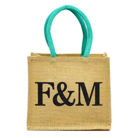 フォートナムアンドメイソン F&M エコバッグ ジュートバッグ Fortnum&Mason Jude Fortnum's Bag For Life（Small） Beige/Blue 2150464