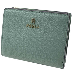 �t���� ���z ��܂���z �~�j���z �R���p�N�g ���f�B�[�X �O���[�� FURLA CAMELIA S COMPACT WALLET L ZIP VITELL MINERAL GREEN WP00307 HSF000 1996S