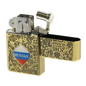 GEAR TOP ギアトップ オイルライター FIFA WORLD CUP RUSSIA 2018 ワールドカップ ロシア トロフィー フラッグ エンブレム 限定 日本製 2018WC-LTD