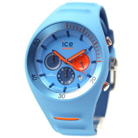 アイスウォッチ 腕時計 メンズ ice watch ピエールルクレ クロノグラフ ラージ ライトブルー 014949