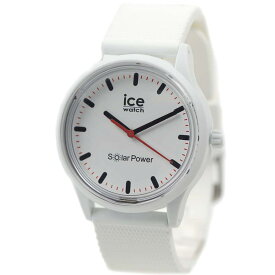 アイスウォッチ 腕時計 メンズ アイス ソーラー パワー ホワイト ICE WATCH ICE solar power Polar Medium Mesh strap 018390