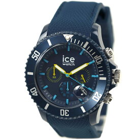 アイスウォッチ 腕時計 クロノグラフ メンズ ice watch ICE chrono Blue lime アイス クロノ ラージ ブルー ライム 020617
