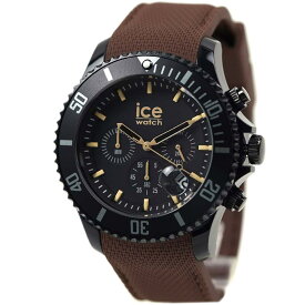 アイスウォッチ 腕時計 クロノグラフ メンズ ice watch ICE chrono Black brown アイス クロノ ラージ ブラック ブラウン 020625