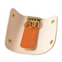イルビゾンテC0799P145Caramel三つ折り4連キーケースKEYRING