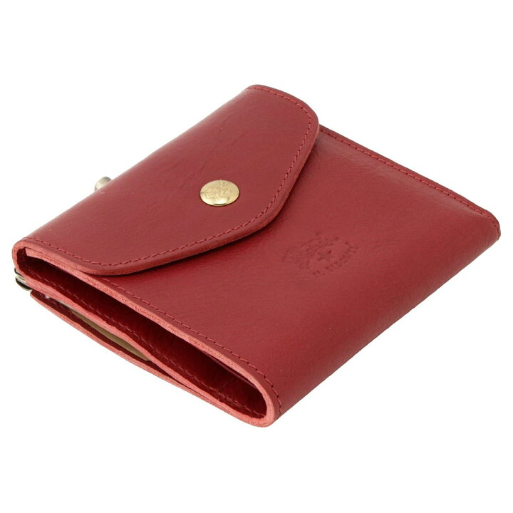 楽天市場】イルビゾンテ 財布 IL BISONTE Red がま口小銭入れ付 二 