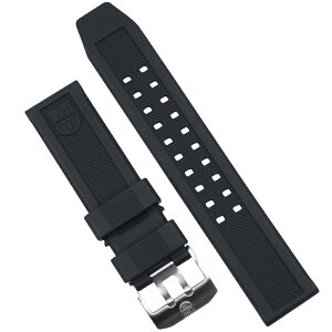 ���~�m�b�N�X �r���v �����x���g �X�g���b�v �o���h 23mm �l�C�r�[�V�[�� NBR ���o�[ �u���b�N �X�`�[���o�b�N�� �����Y LUMINOX FPX.3050.20Q.2.K Watch Strap Band Navy SEAL 3050 FPX-3050-20Q-2-K