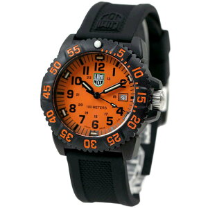 ���~�m�b�N�X �r���v �����Y ���t�J�����_�[ �I�����W �u���b�N LUMINOX Orange / Black 10ATM 43mm Black PU X2.2059.1 X2-2059-1