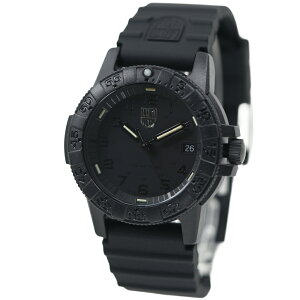 LUMINOX ���~�m�b�N�X �r���v �����Y Leatherback Sea Turtle 0300�V���[�Y 39mm �u���b�N�A�E�g �X�C�X���N�H�[�c LLT���Ȕ��� 10�C���h�� XS.0301.BO.L