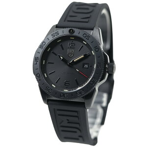 ���~�m�b�N�X LUMINOX Pacific Diver 3120 Series �����Y�r���v 44mm �u���b�N�A�E�g �X�C�X���N�H�[�c 20�C���h�� NBR���o�[�x���g LLT���� XS.3121.BO.1