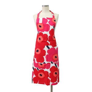 �}�����b�R �G�v���� marimekko ���f�B�[�X �E�j�b�R�� ���b�h/�z���C�g �L�b�`���G�� Pieni Unikko Apron Cotton 064161-001