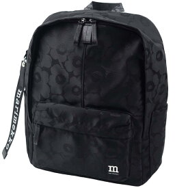 マリメッコ バックパック リュック バッグ ジップ トップ バックパック ウニッコ ブラック marimekko Zip Top Backpack Unikko 093324 999 093324-999