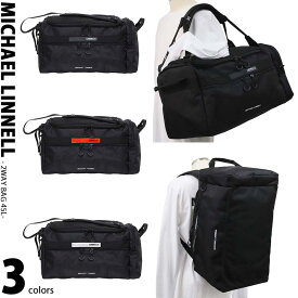 マイケルリンネル MICHAEL LINNELL ボストンバッグ トラベルバッグ 旅行バッグ リュックサック バックパック Boston Ruck Backpack 45L ML-036