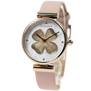 �I���r�A�o�[�g�� �r���v �V�O�l�`���[ 36mm �h�b�O�E�b�h T �o�[ �V���o�[ �z���C�g �� �u���b�V�� ���U�[ �X�g���b�v �E�H�b�` OLIVIA BURTON 24000094
