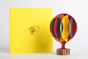 PaPeRPoPCARDS bZ[WJ[h O[eBOJ[h y[p[|bv 3D|bvAbv MC 139-Hot Air Balloon 3822021
