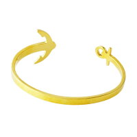 PAULHEWITTポールヒューイットPH-CUANCUFFアンカーモチーフカフバングルブレスレットユニセックスローズゴールド/ゴールド/シルバー