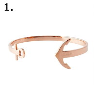 PAULHEWITTポールヒューイットPH-CUANCUFFアンカーモチーフカフバングルブレスレットユニセックスローズゴールド/ゴールド/シルバー