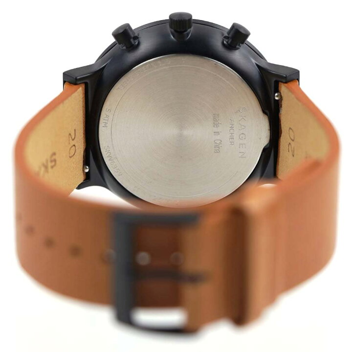 楽天市場】スカーゲン 腕時計 SKAGEN メンズ クロノグラフ レザー 